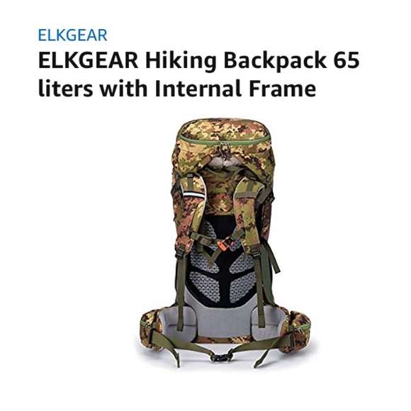 Elk Gear Wildguest 65L Hiking Backpack New - Picture 4 of 16